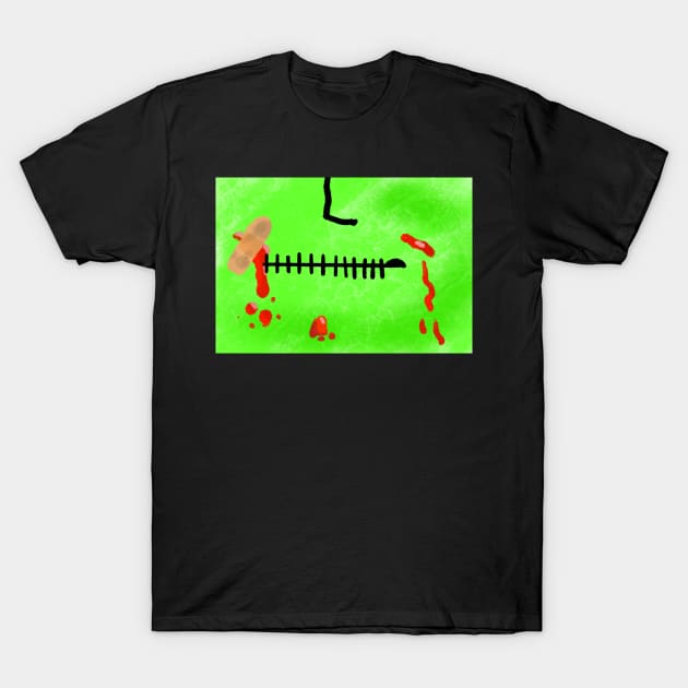 Frankenstein’s Monster (by Ezra) T-Shirt by Surplusweird